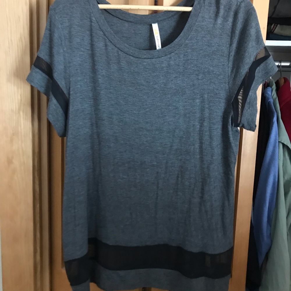 Trendy Mesh Top